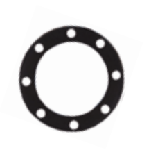 FLANGES ALMAS DE ACERO RECUBIERTOS CON PP/FG, DIN, PARA CUELLO LARGO PN-16, PARA UNIONES TERMOFUSION-TOPE